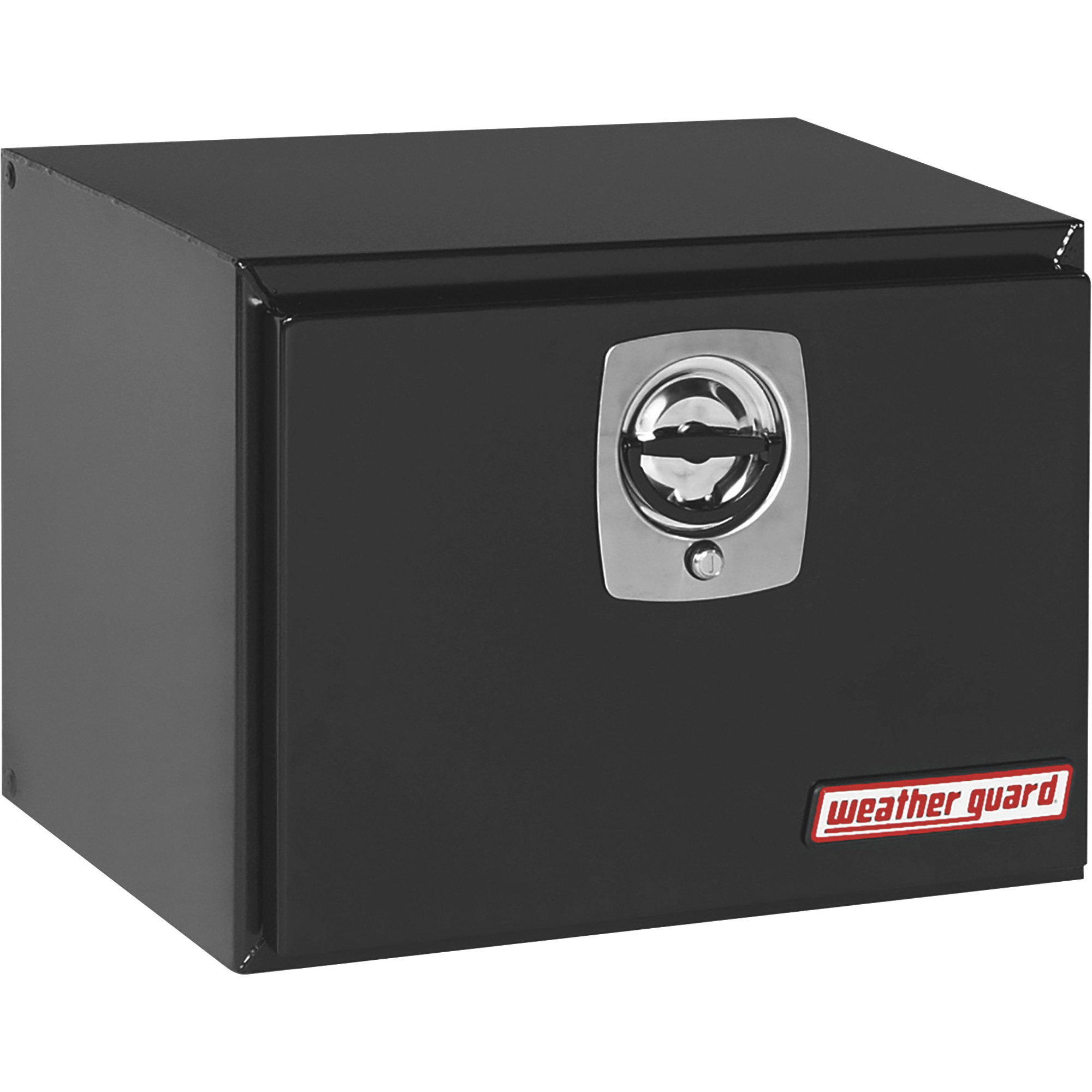 Weather Guard Underbody Truck Tool Box, Steel, Gloss Black, 24.13in.L x 18.25in.W x 18.13in.H, Model# 524-5-02